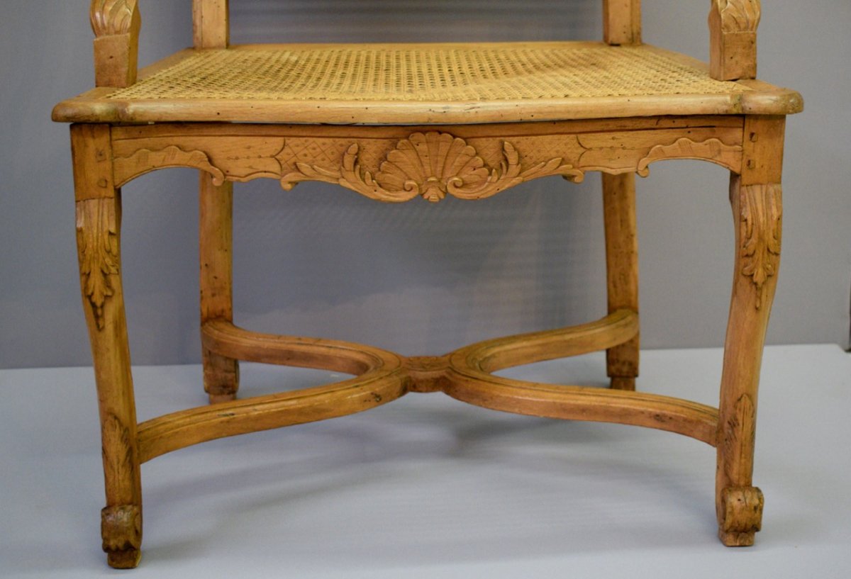 Cane Regency Period Armchair-photo-4