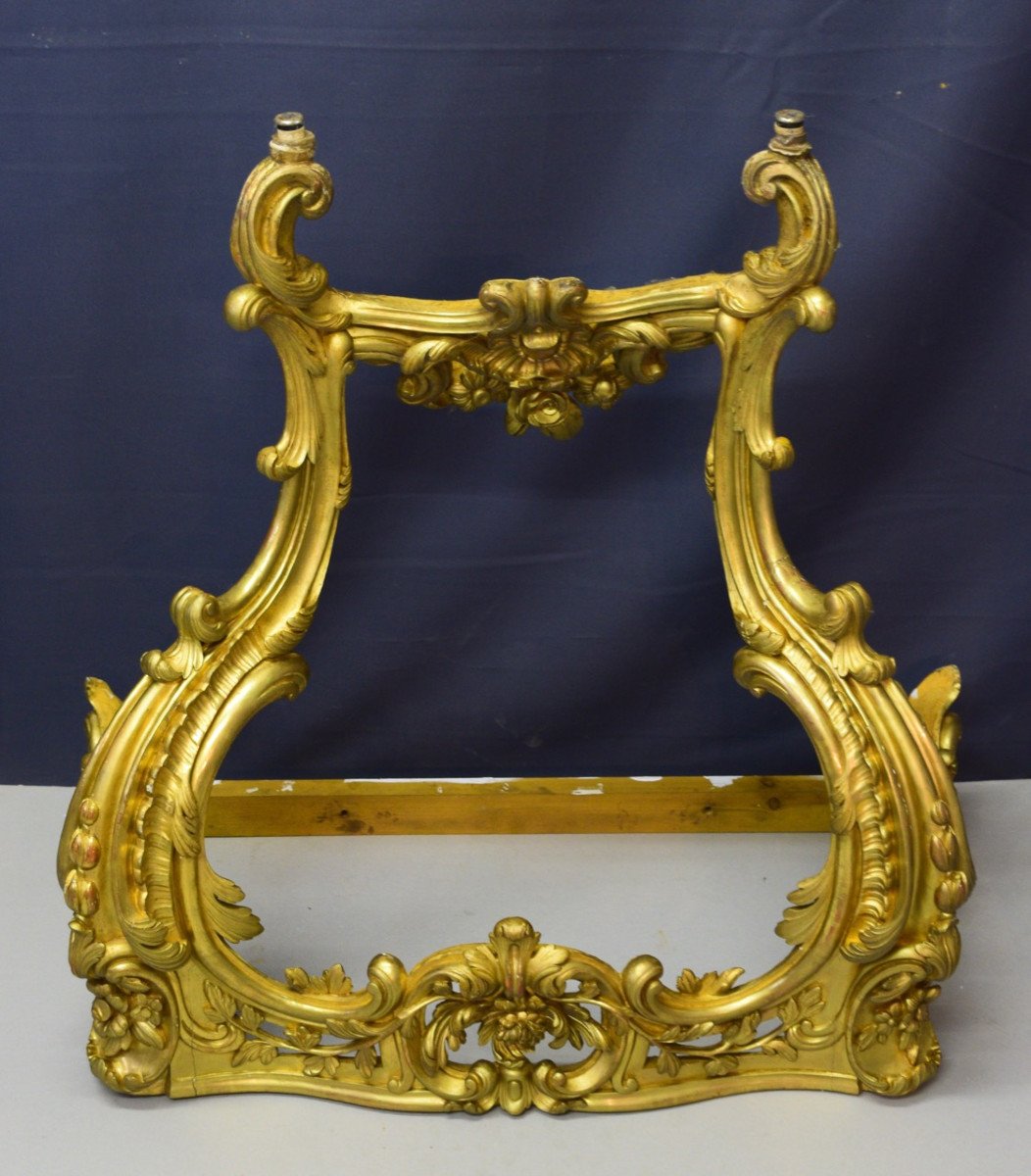 Louis XV Period Console In Golden Wood-photo-1