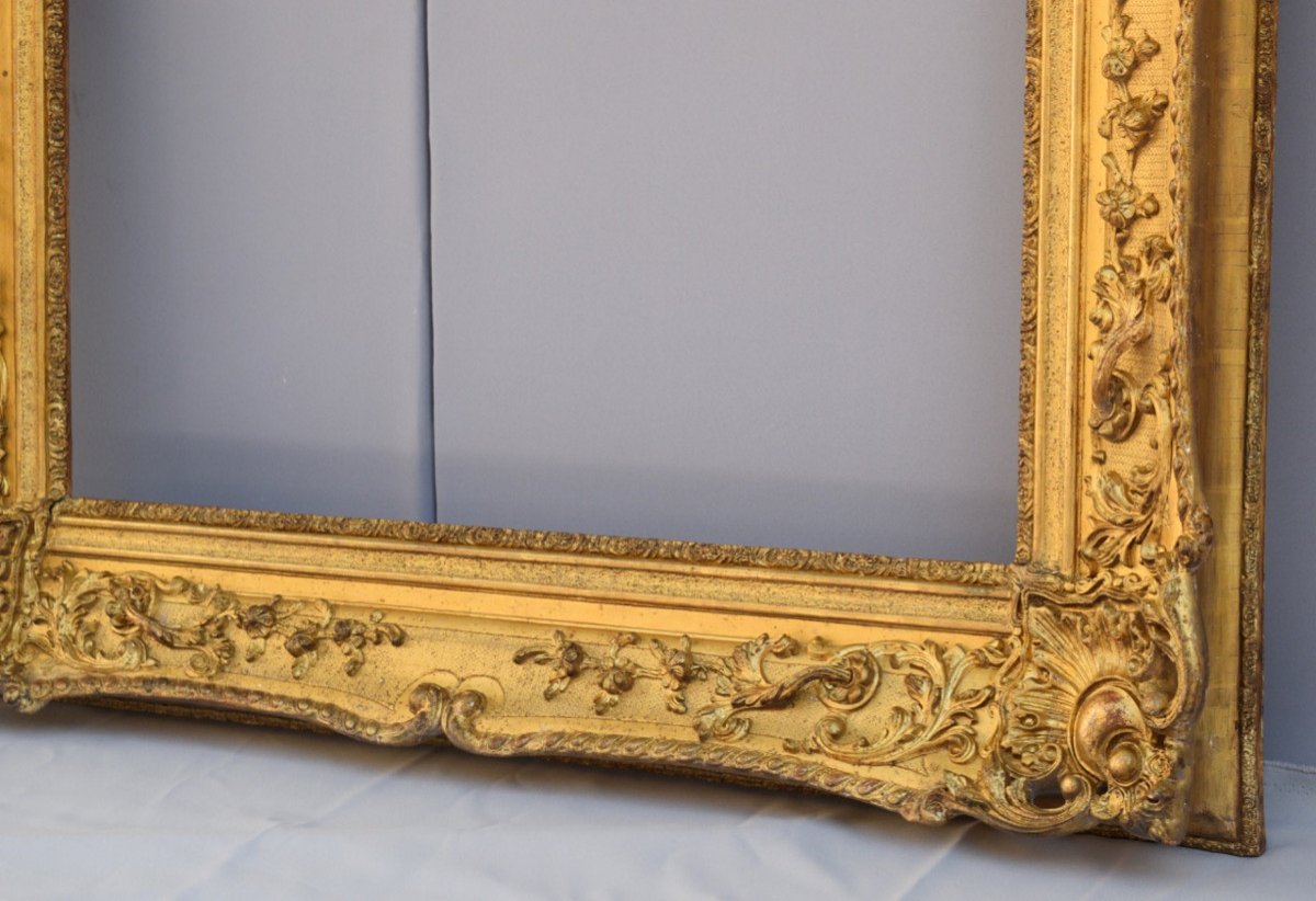 Pair Of Large Regence Style Museum Frames-photo-4