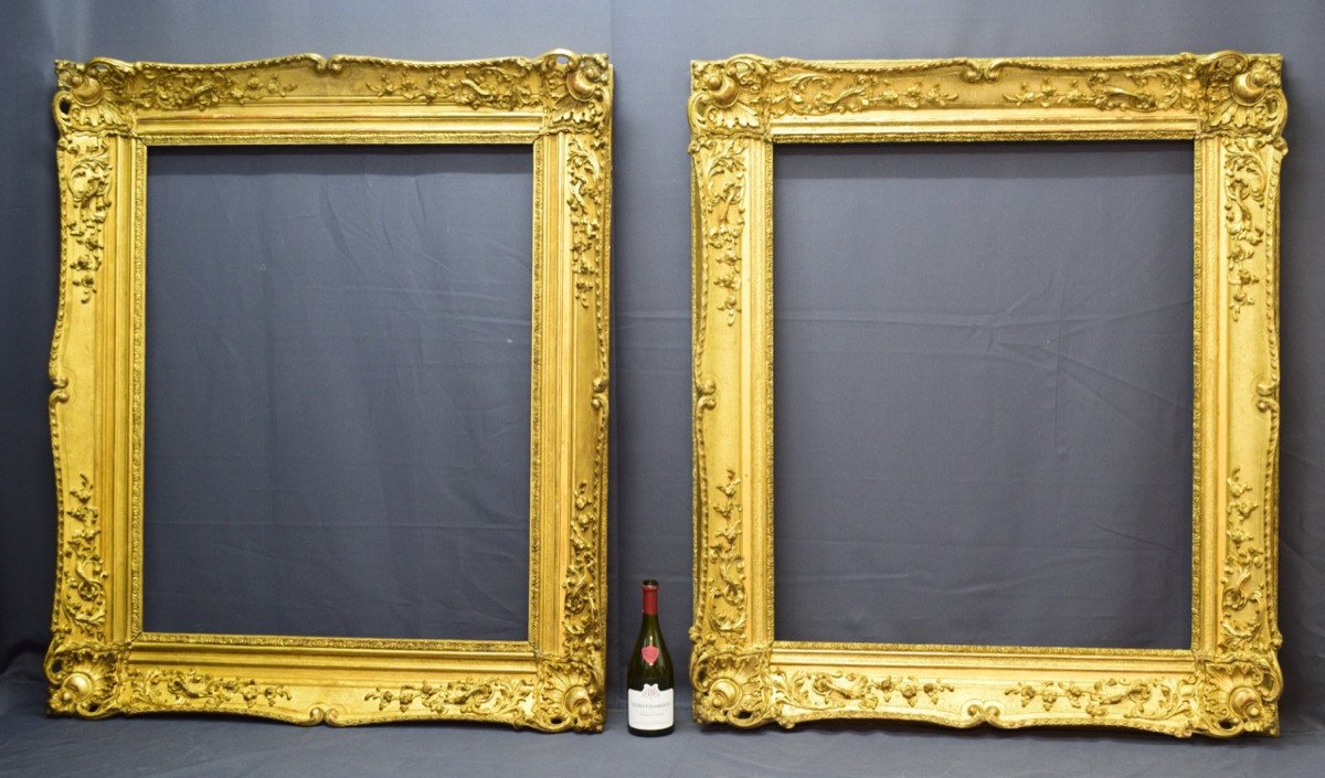 Pair Of Large Regence Style Museum Frames