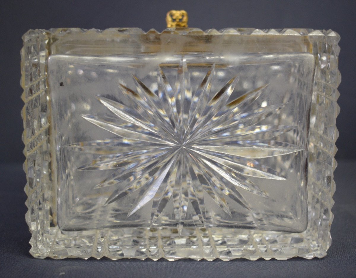 Charles X Period Cut Crystal Box-photo-2
