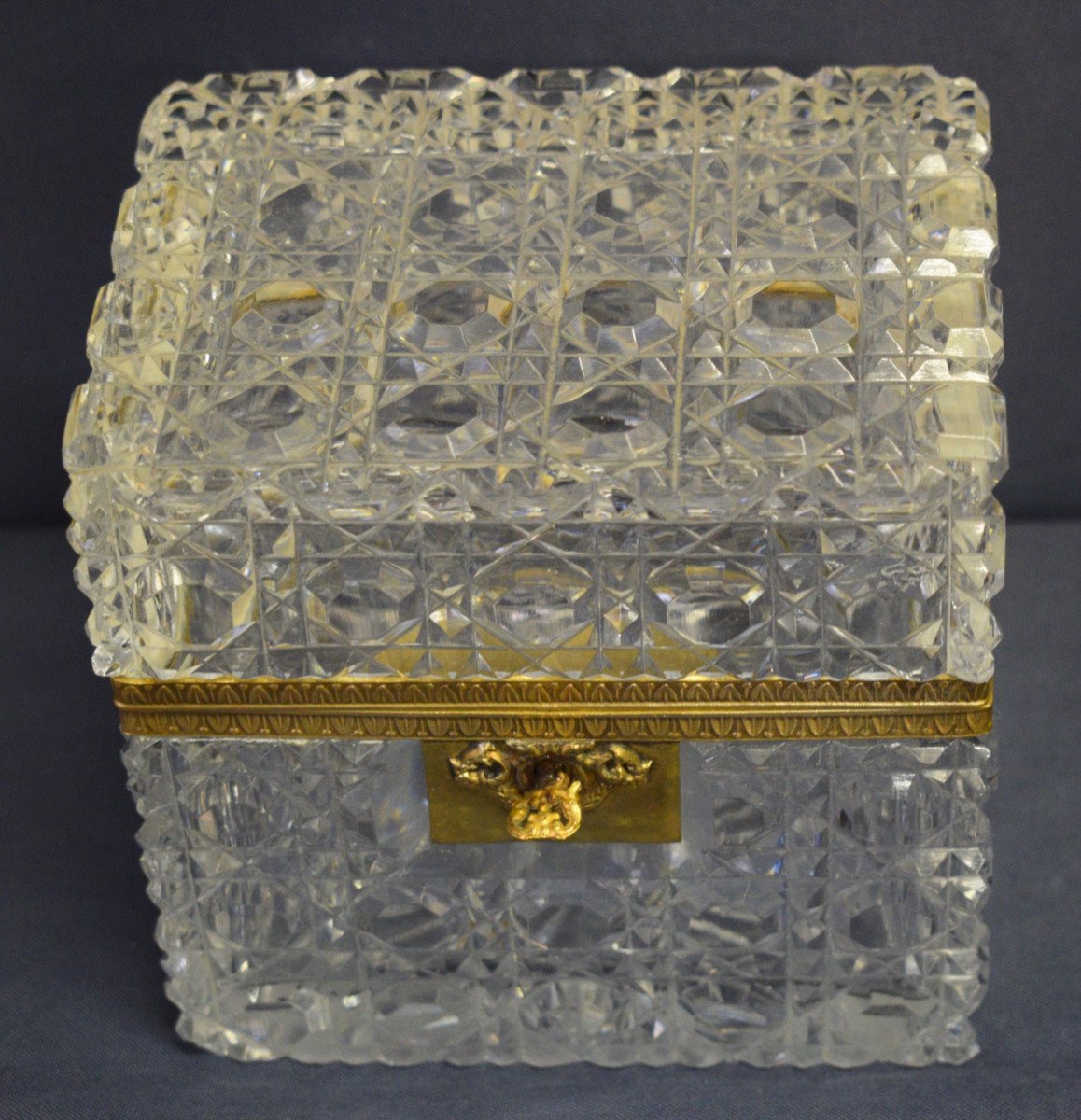 Charles X Period Cut Crystal Box-photo-4