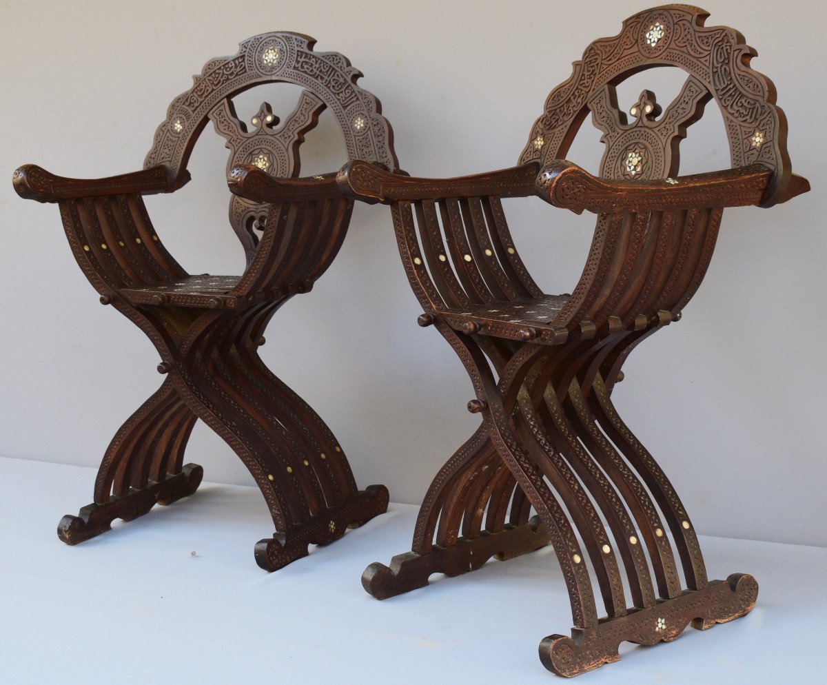 Paire De Fauteuil Dagobert-photo-4