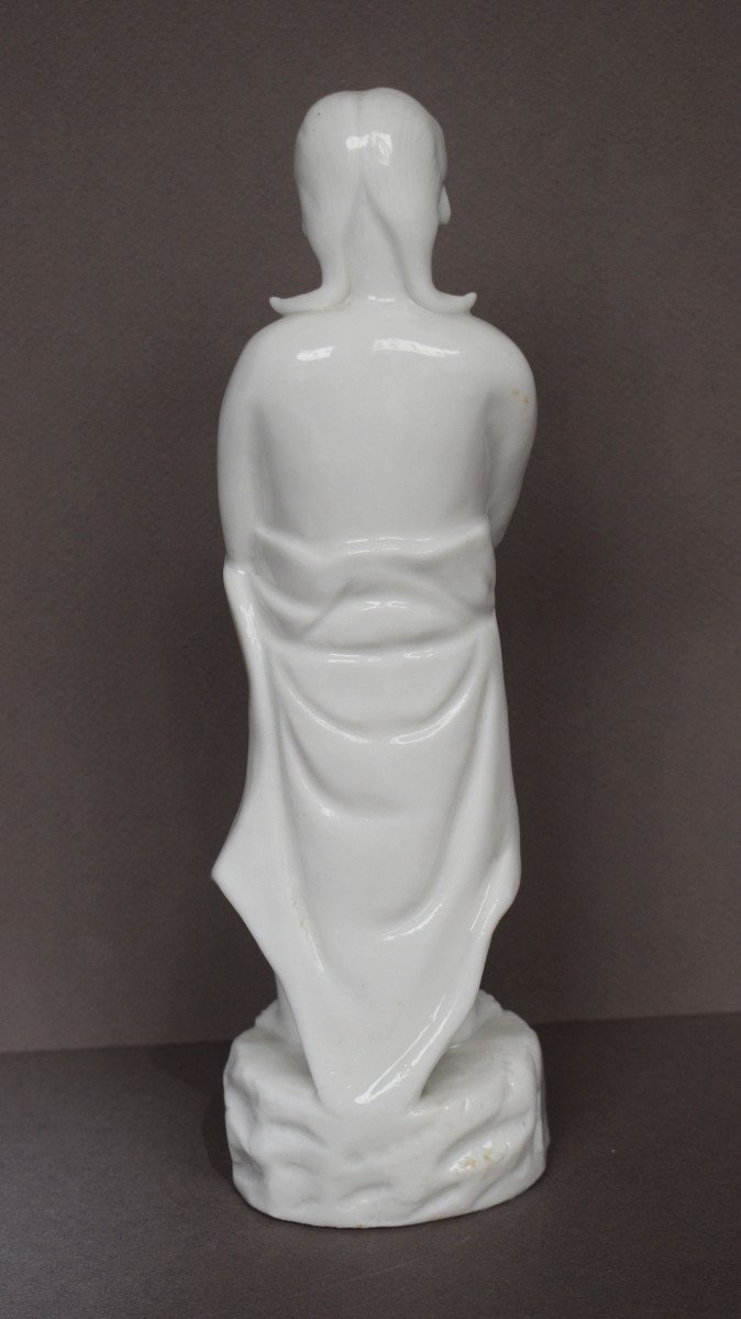 Figurine En Porcelaine Blanche (dahua) representant Adam-photo-4