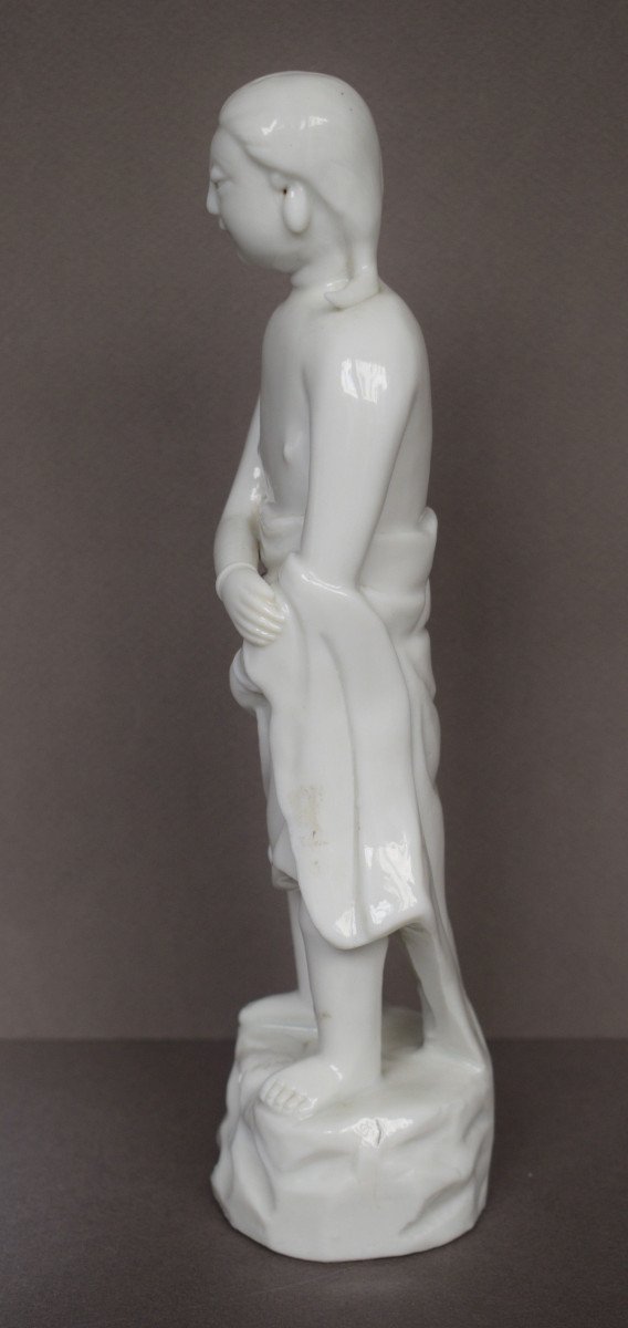 Figurine En Porcelaine Blanche (dahua) representant Adam-photo-4