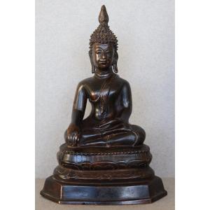 Buddha In Bronze Thailand 18 Eme