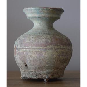 Vase De Forme Hu Chine Dynastie Han (206 Av Jc - 220 Ap Jc)