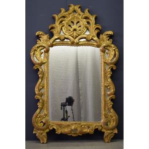 Miroir De Style Louis XV En Bois Doré