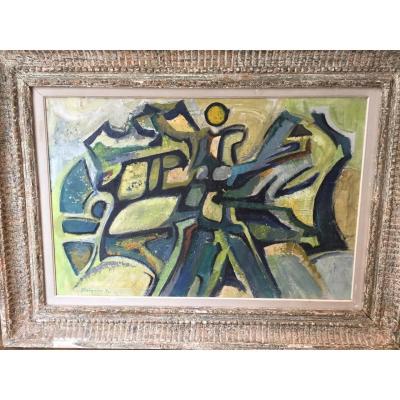 Table Hst Composition Signed Reignier Dated 73