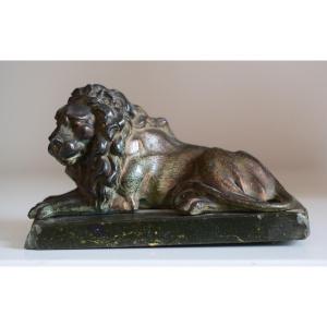 Lion En Bronze 18 Eme Siecle