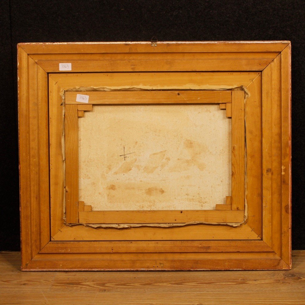 Tableau Français De Paysage Oriental Huile Sur Toile-photo-1