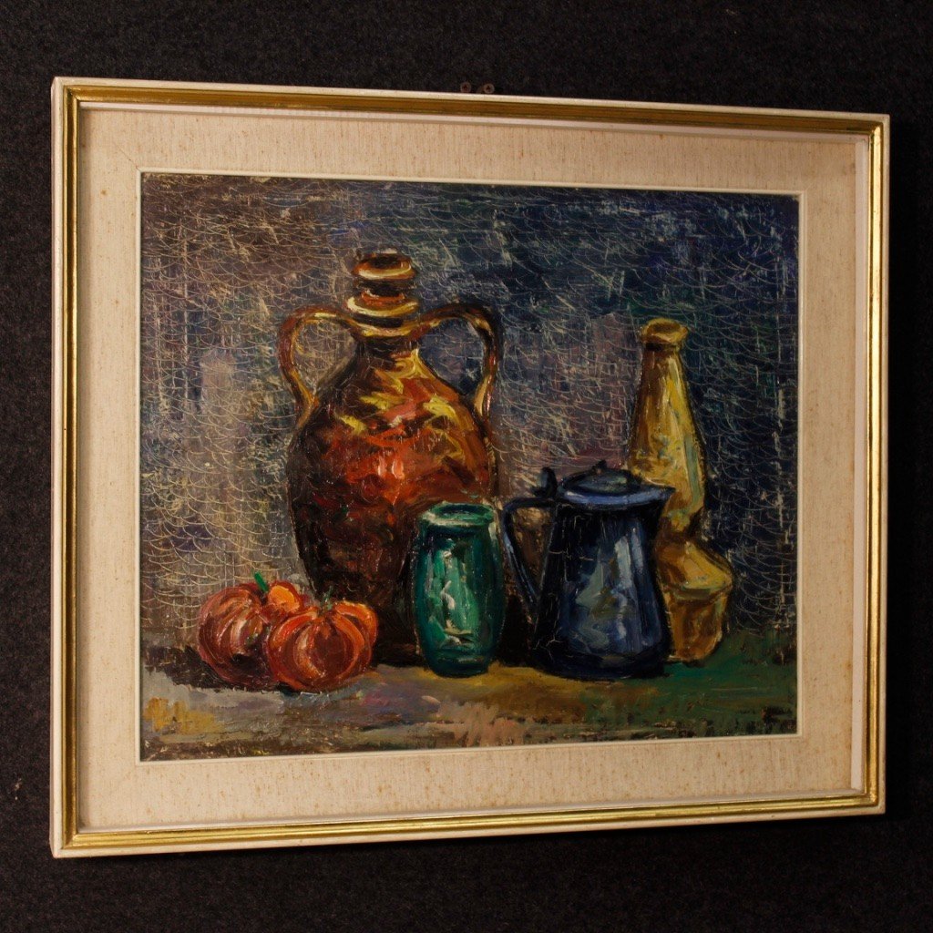 Italian Still Life Painting In Impressionist Style -photo-2