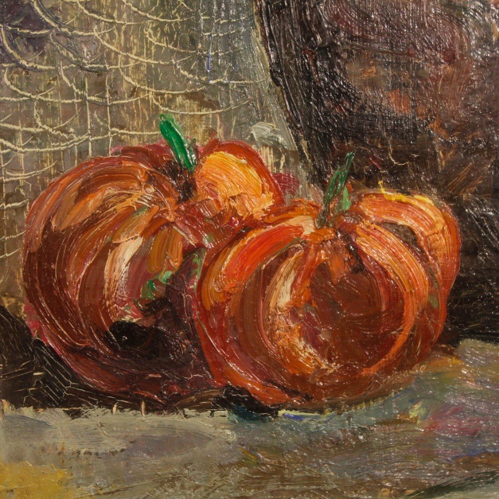 Italian Still Life Painting In Impressionist Style -photo-4