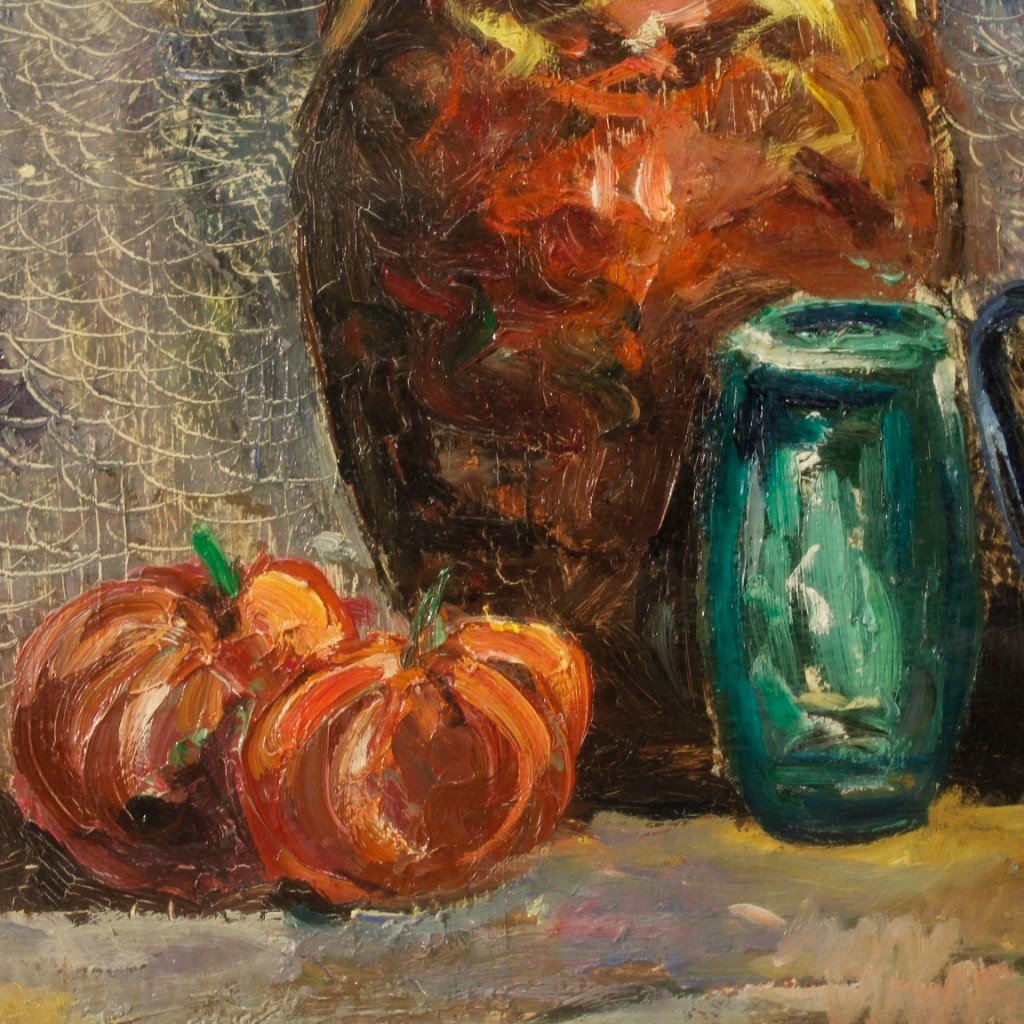 Italian Still Life Painting In Impressionist Style -photo-7