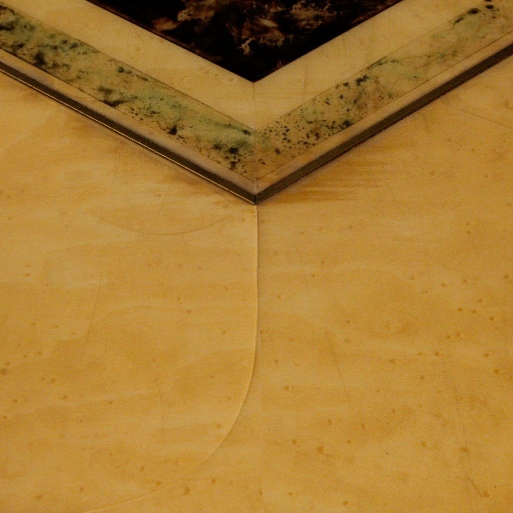 Italian Conference Table In Exotic Wood From 20th Century-photo-7