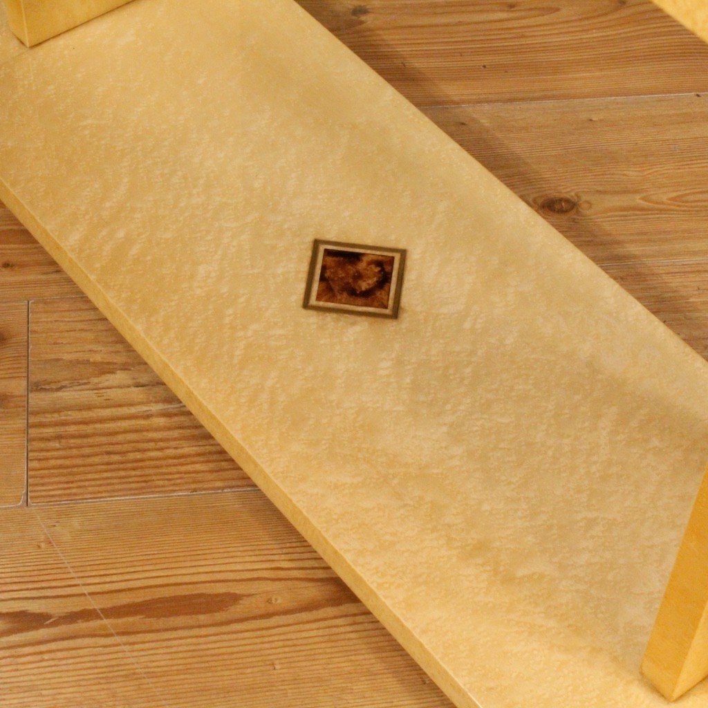 Italian Console In Exotic Wood From 20th Century-photo-4