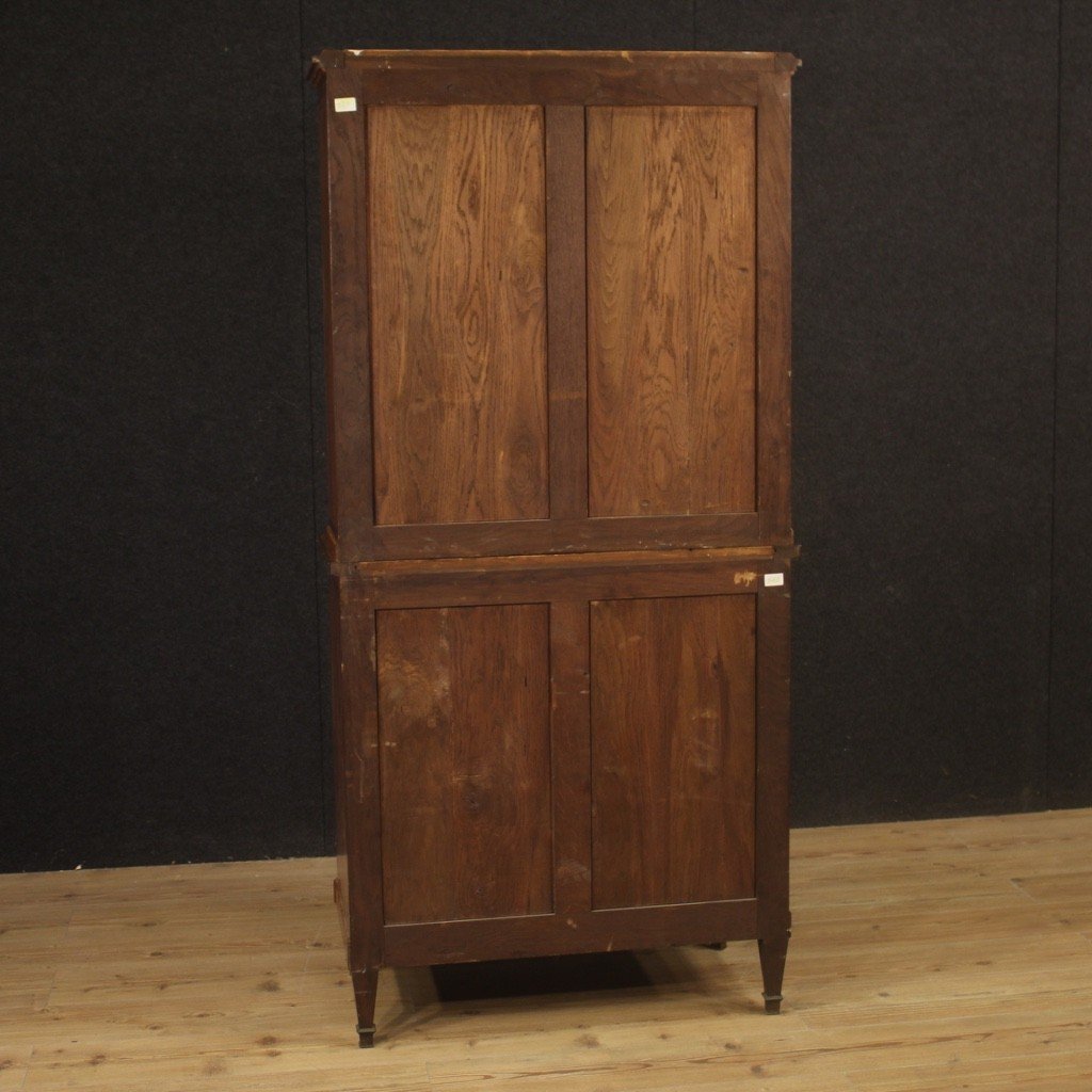 French Inlaid Bookcase From 20th Century-photo-1