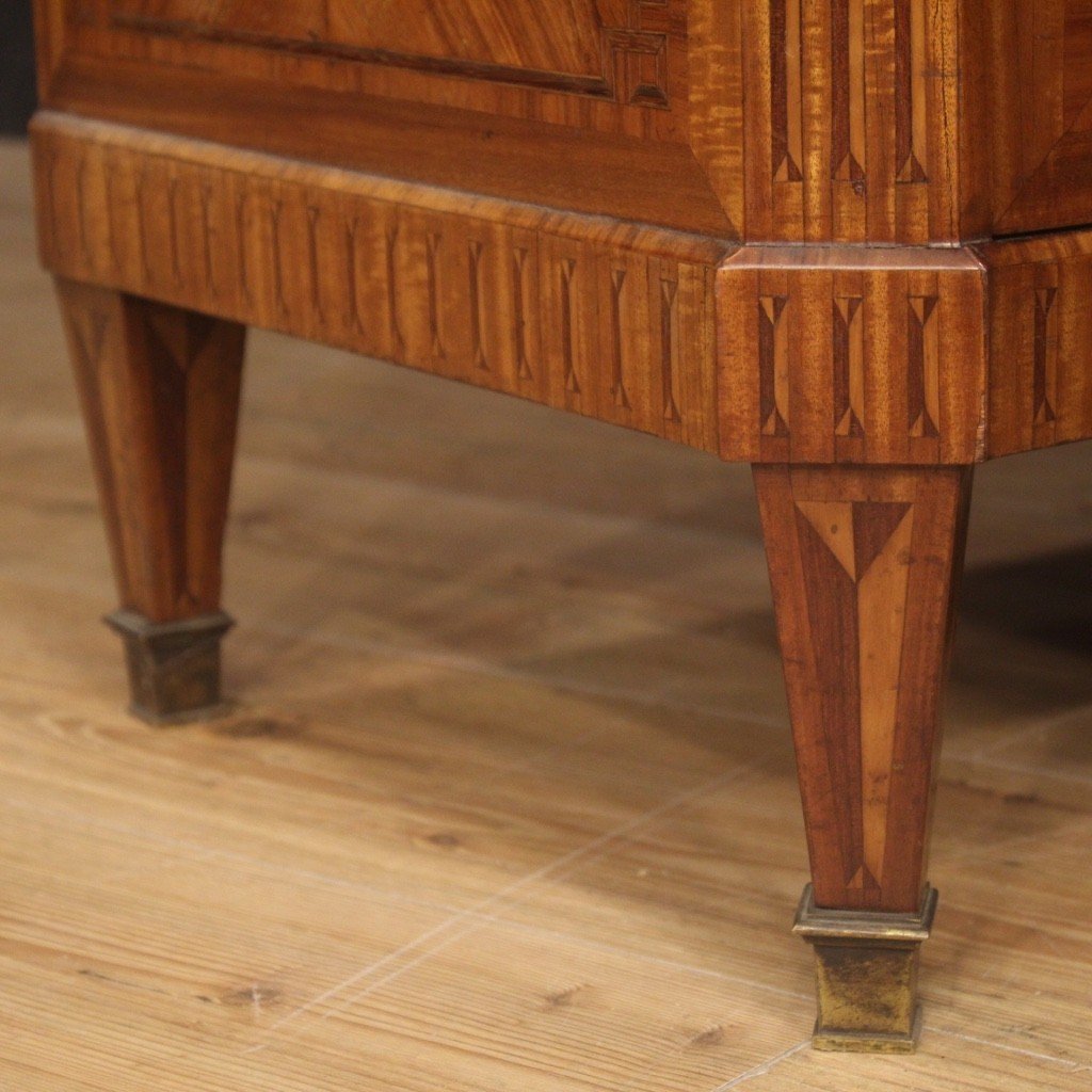 French Inlaid Bookcase From 20th Century-photo-8