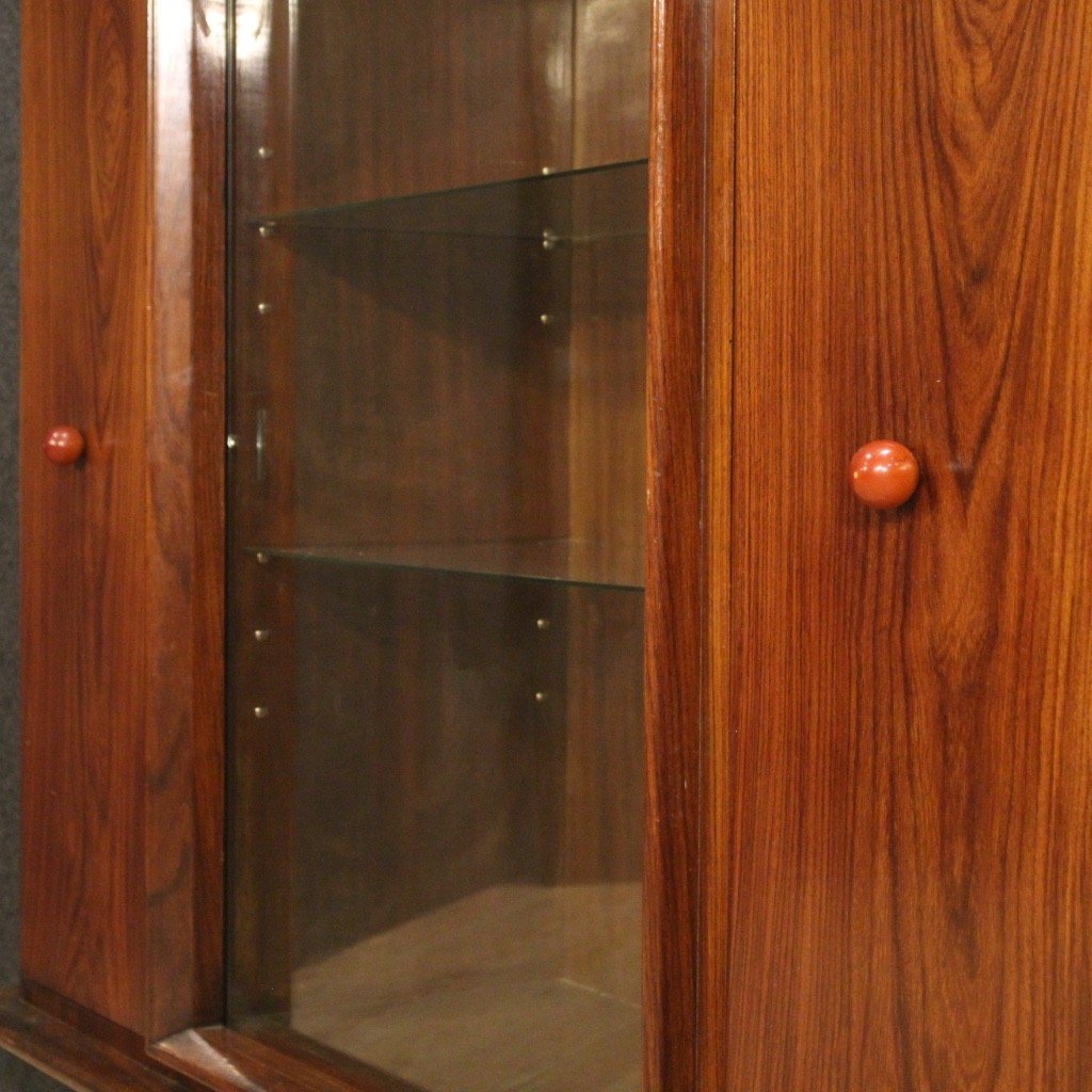 Italian Showcase In Wood From 20th Century-photo-5