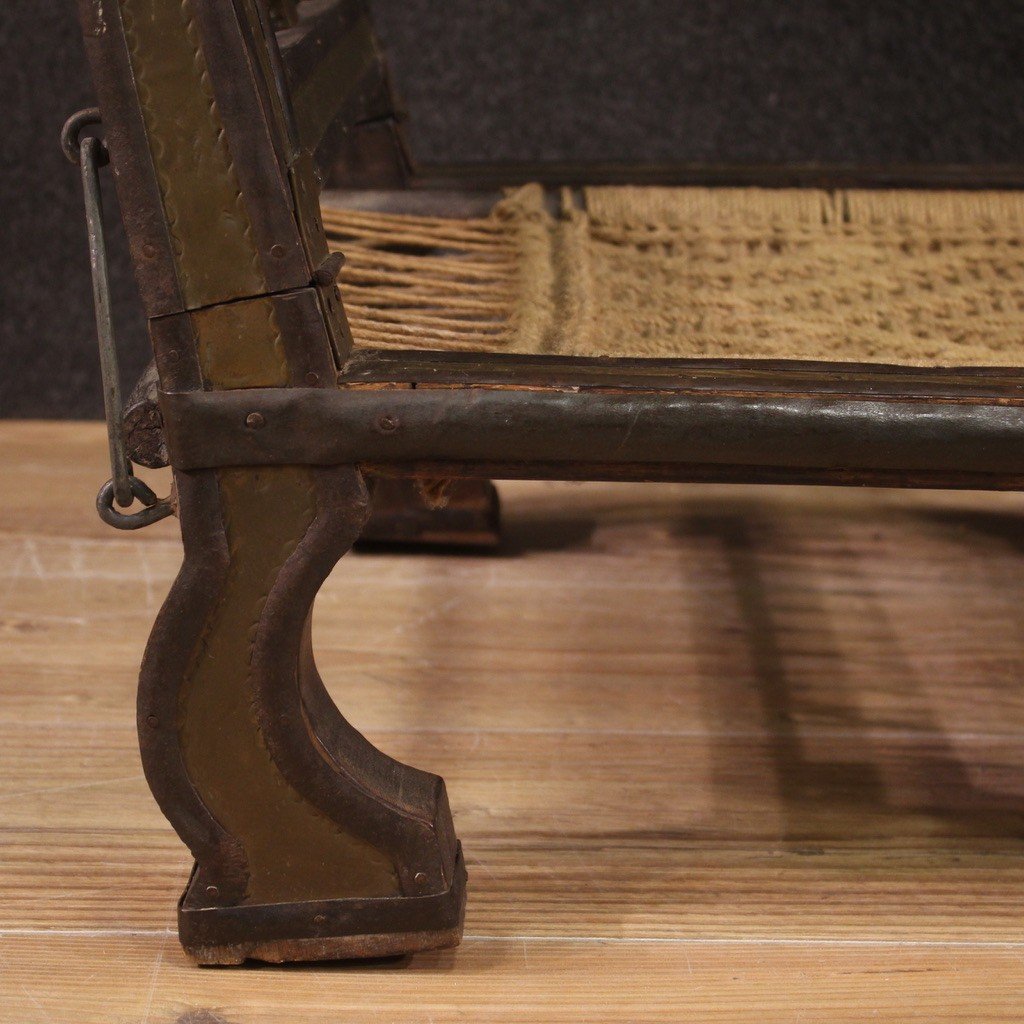 Chaise Indienne Particulière Du 20ème Siècle-photo-7
