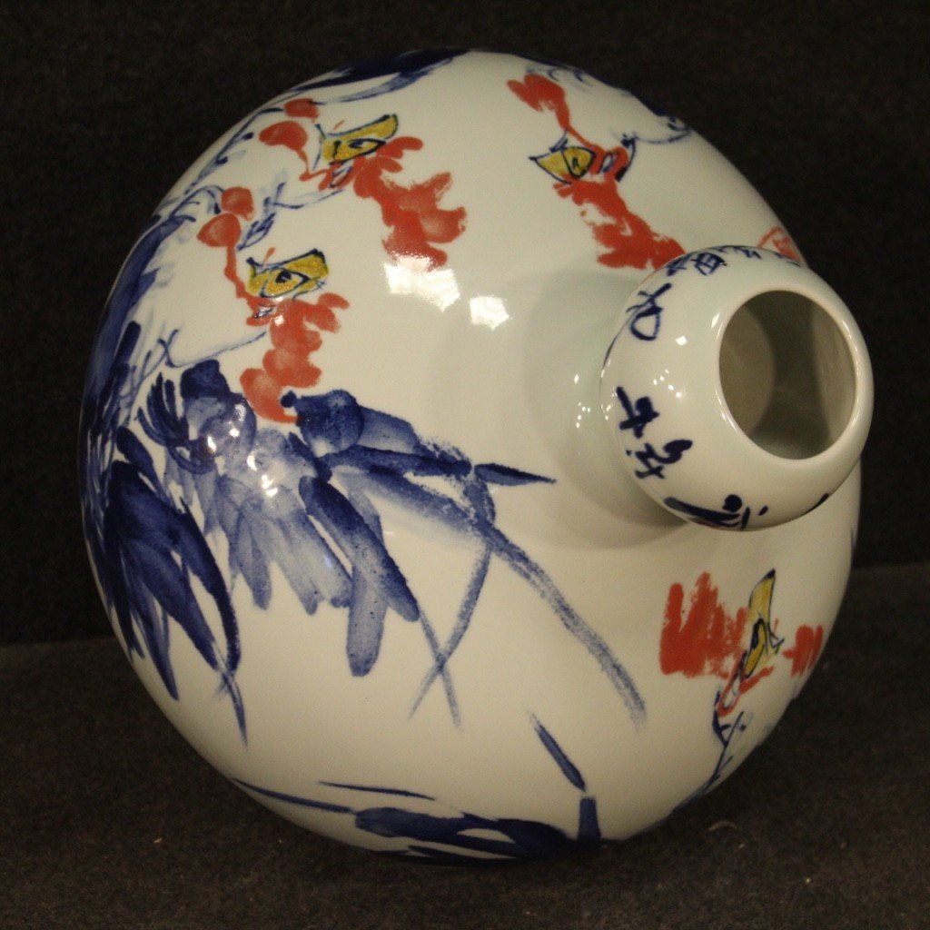 Vase Chinois En Céramique Peinte-photo-7