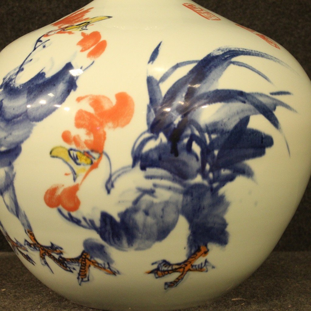 Vase Chinois En Céramique Peinte-photo-8