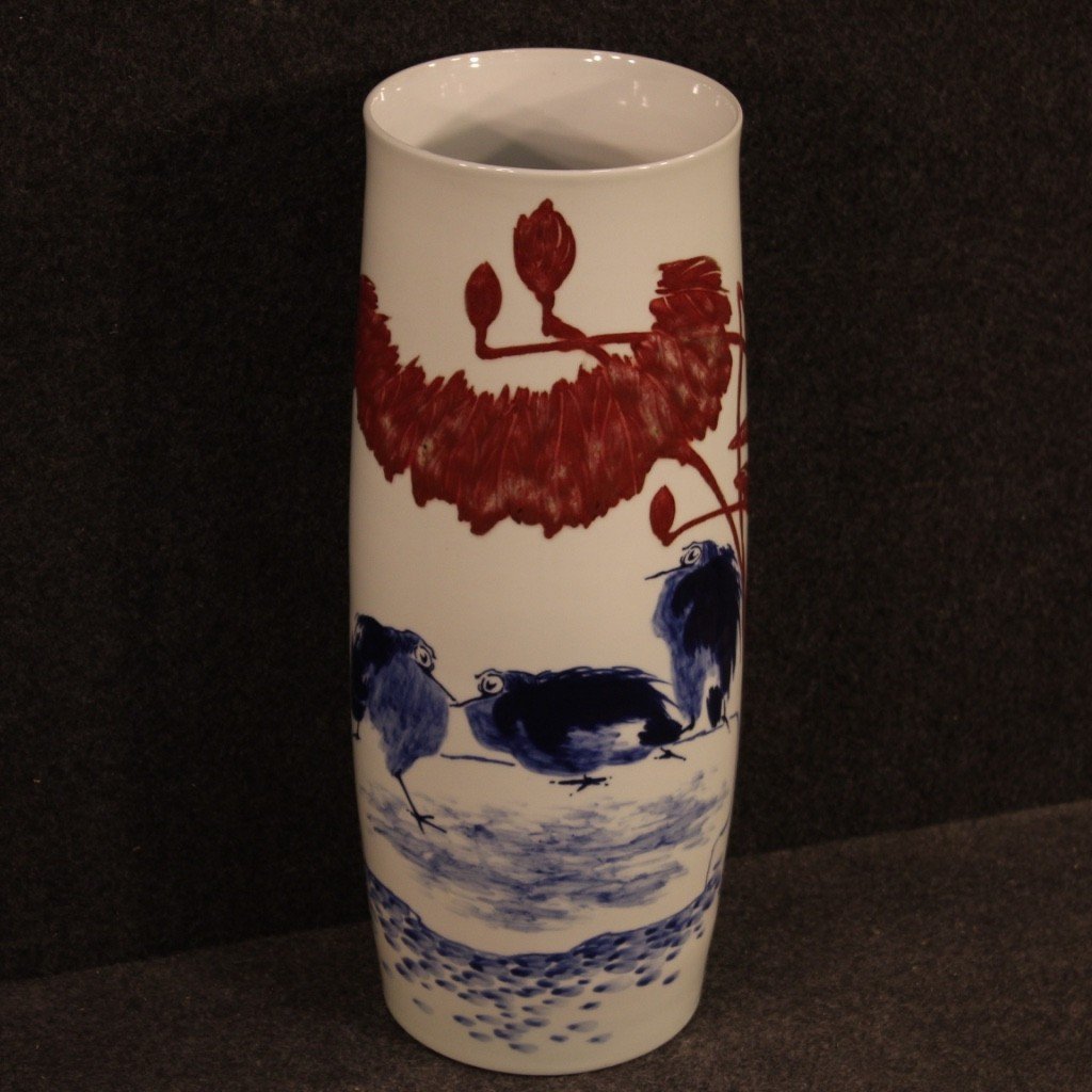 Chinese Ceramic Vase With Landscape