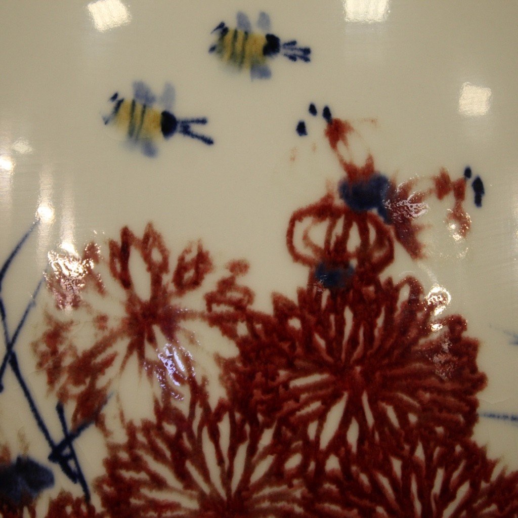 Chinese Painted Ceramic Vase-photo-4