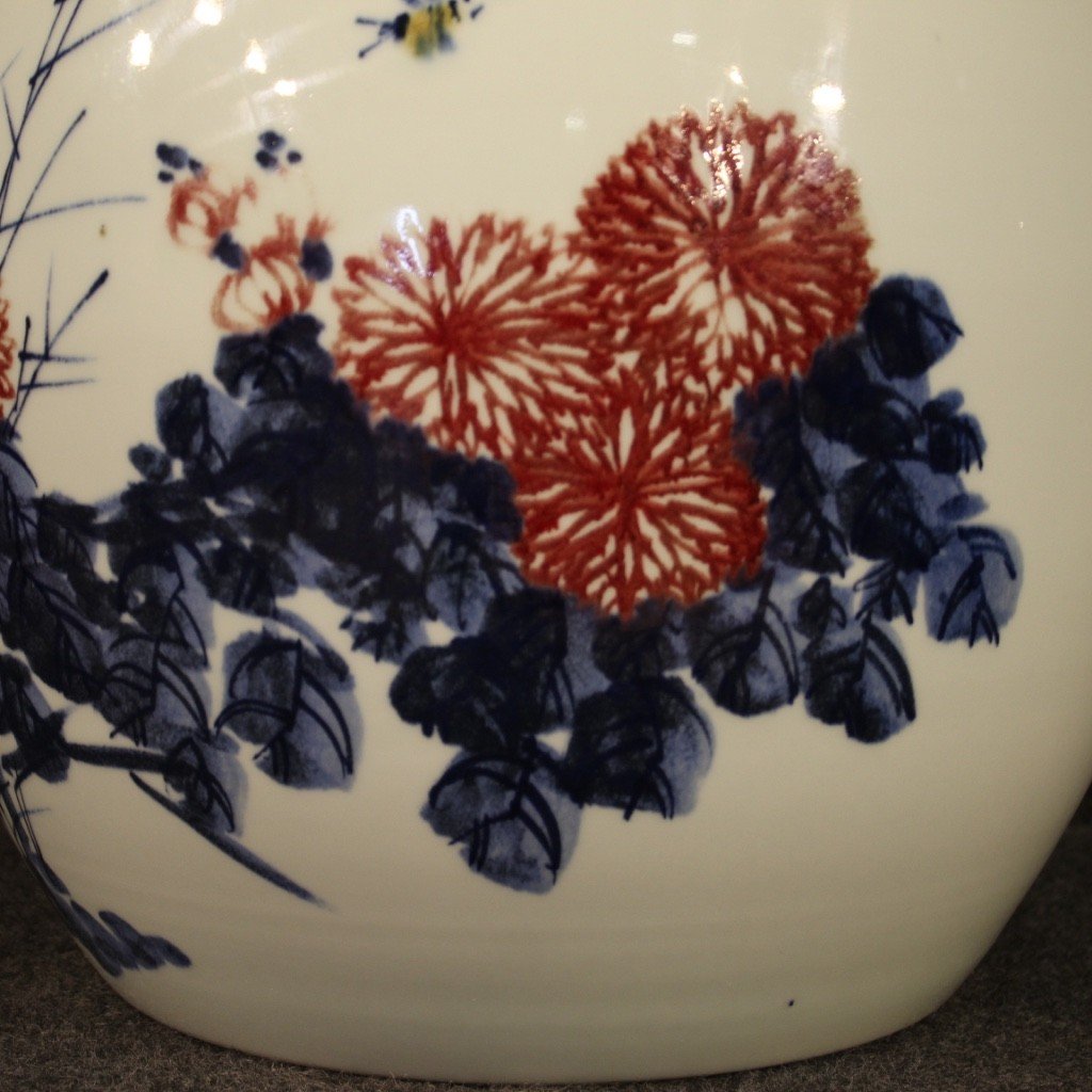 Chinese Painted Ceramic Vase-photo-6