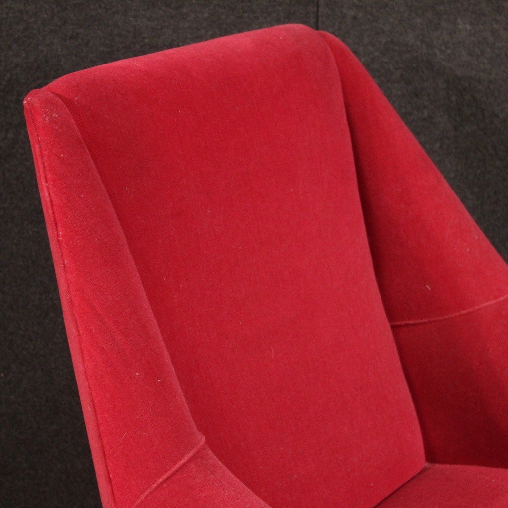 Pair Of Italian Armchairs From The 60s-photo-5