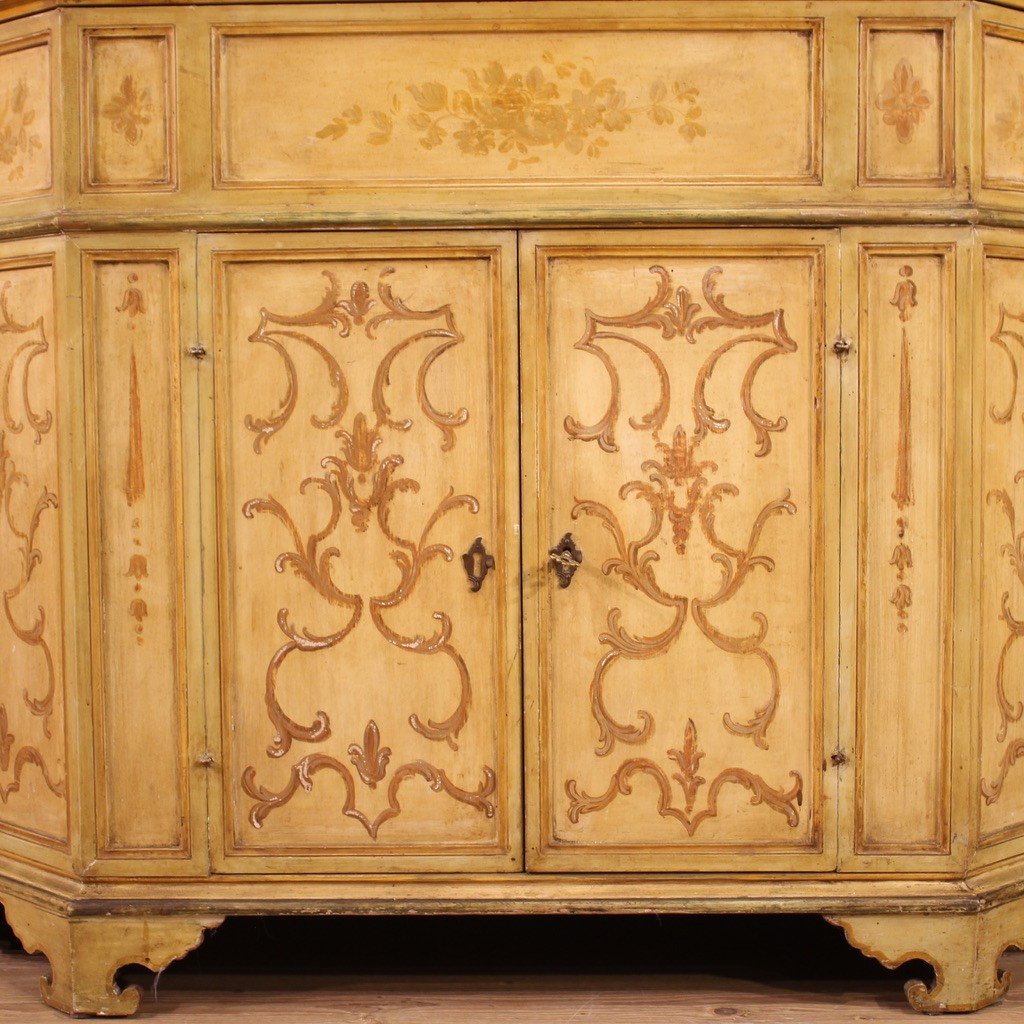 Venetian Lacquered Sideboard From The Mid-20th Century-photo-6
