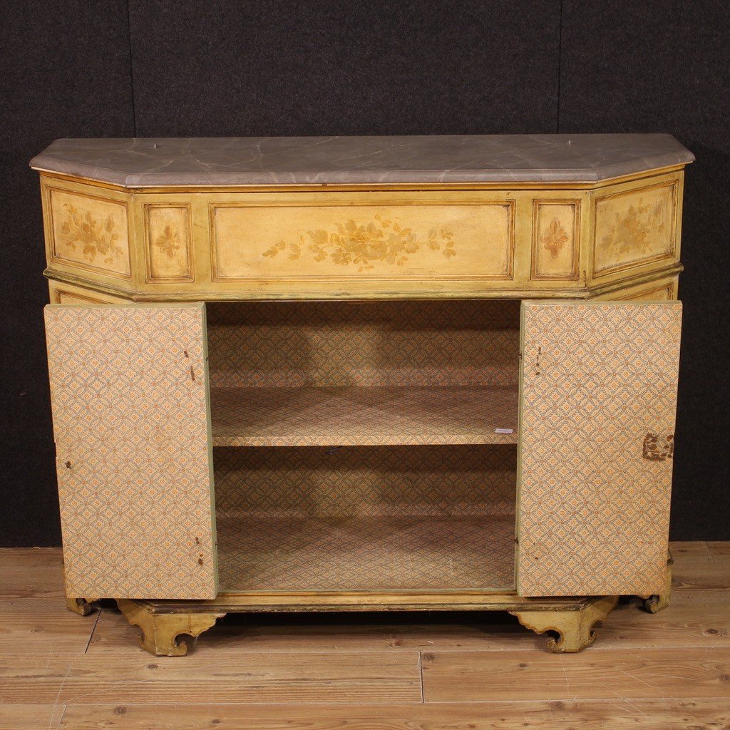 Venetian Lacquered Sideboard From The Mid-20th Century-photo-7