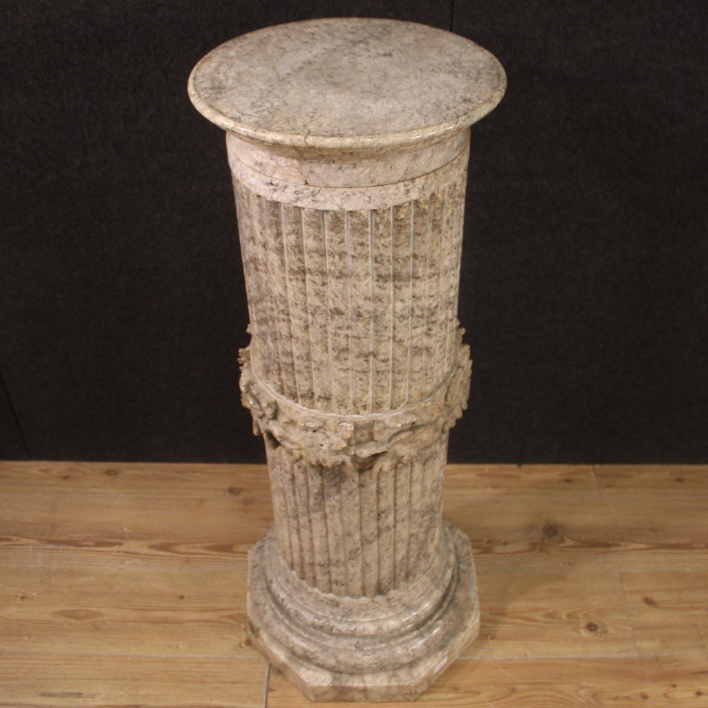 Great Alabaster Column From 20th Century-photo-1