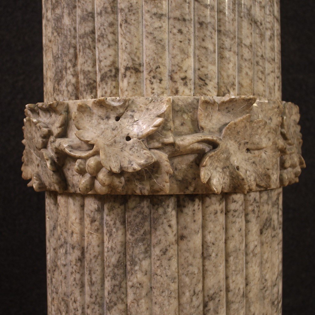 Great Alabaster Column From 20th Century-photo-4