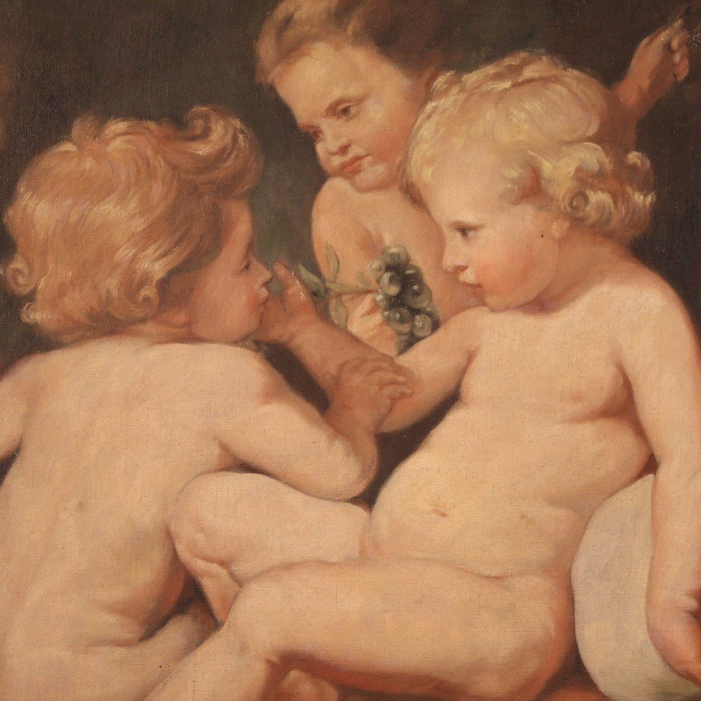 20th Century Painting, Game Of Cherubs-photo-3