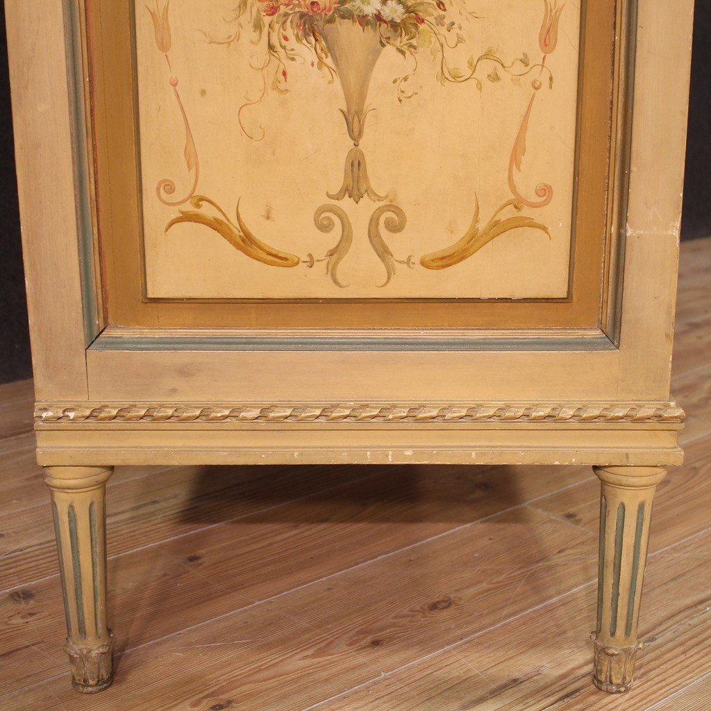 Lacquered Dresser With Mirror Louis XVI Style From 1960s-photo-2