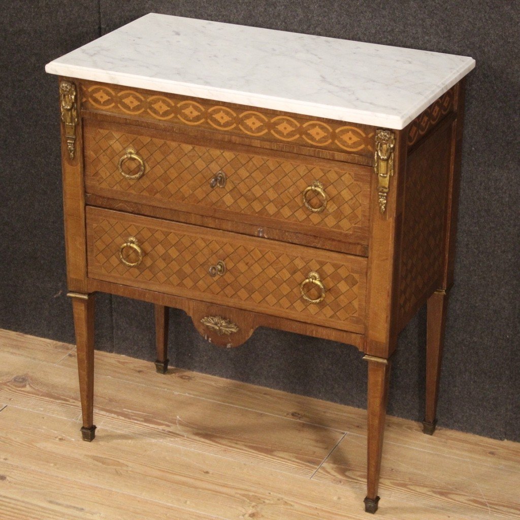 Small Louis XVI Style Dresser From 20th Century-photo-3