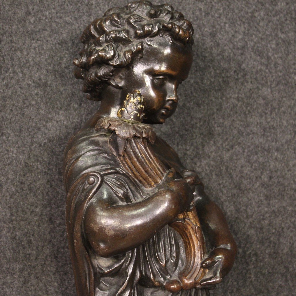 Great Cherub Statue From The First Half Of The 20th Century-photo-6