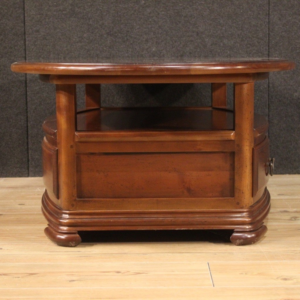 French Coffee Table In Cherry And Fruitwood-photo-5