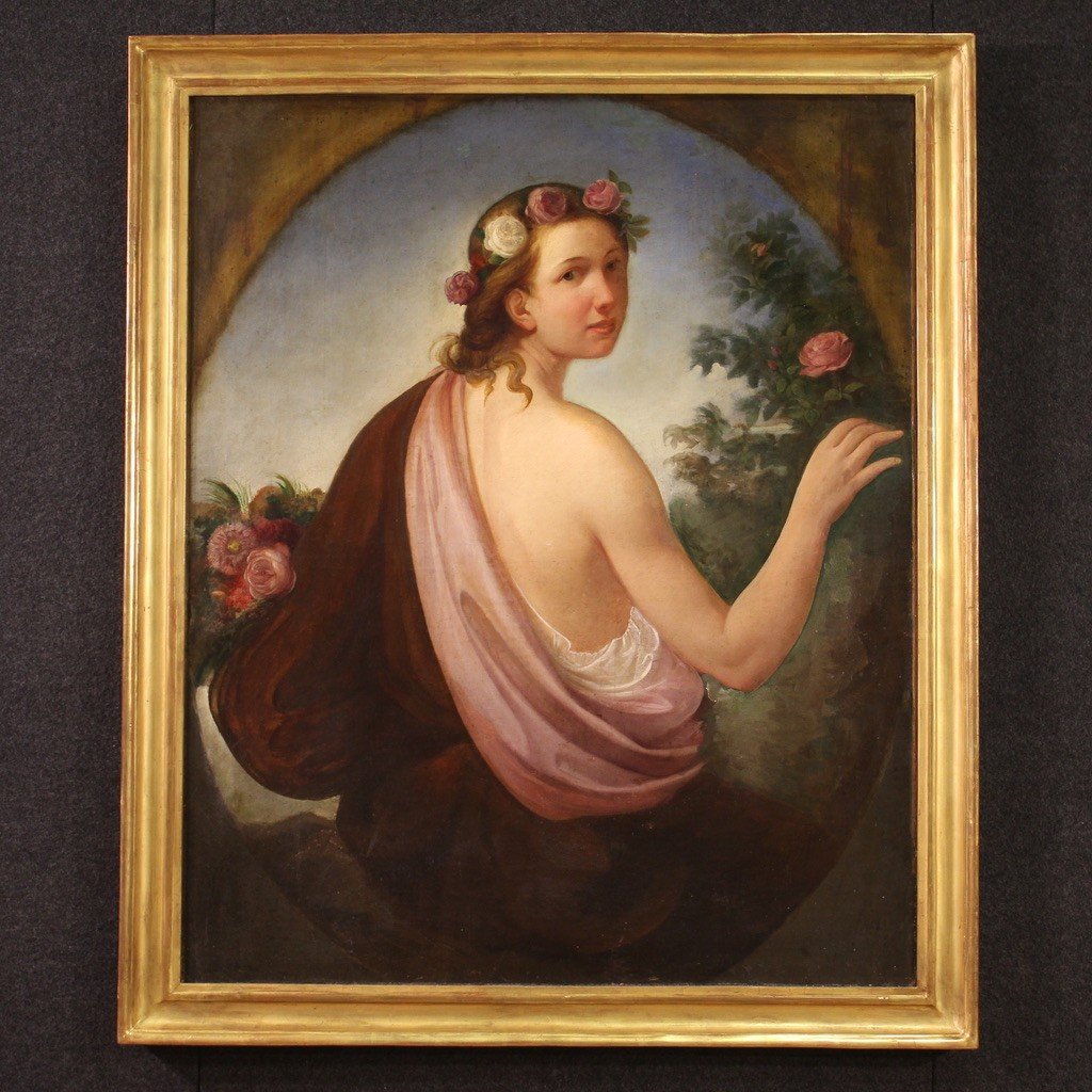 Great Neoclassical Painting From The 19th Century