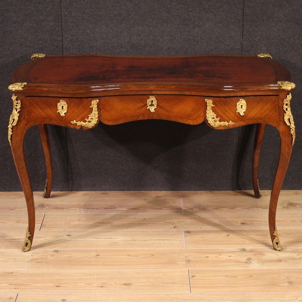 Antique French Writing Desk From The Napoleon III Era-photo-3