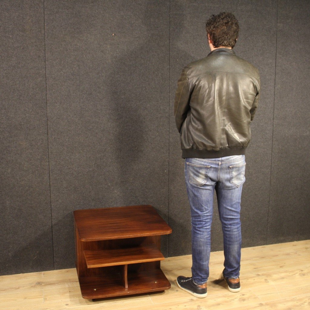 Table Basse Italienne De Design En Bois Du 20ème Siècle-photo-2