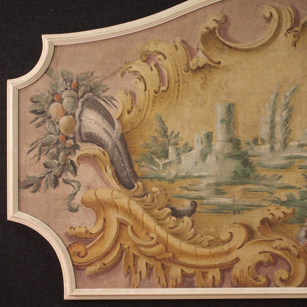 Italian Painting Tempera From The Second Half Of The 18th Century-photo-1