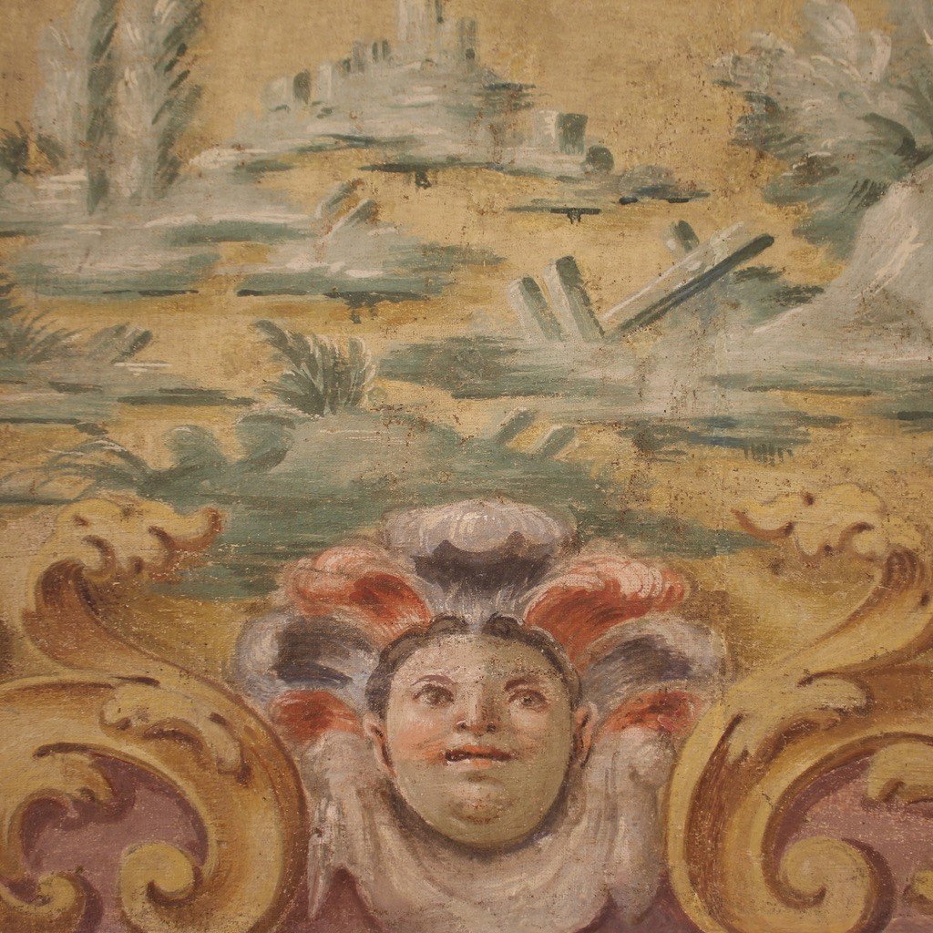 Italian Painting Tempera From The Second Half Of The 18th Century-photo-6