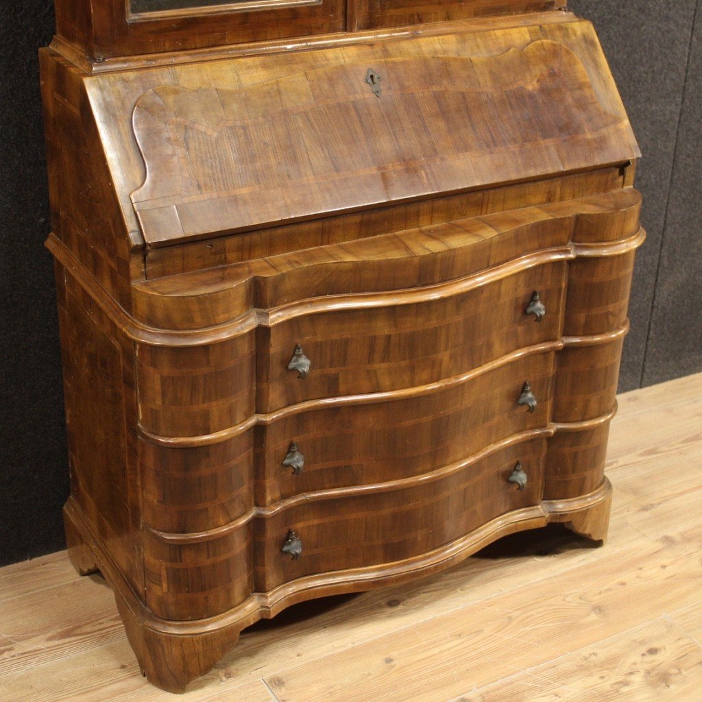 Venetian Double Body Trumeau In Wood From 20th Century-photo-4