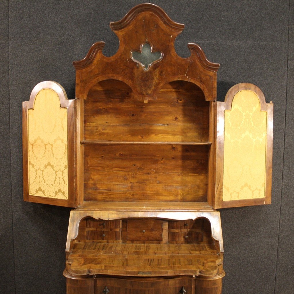 Venetian Double Body Trumeau In Wood From 20th Century-photo-5