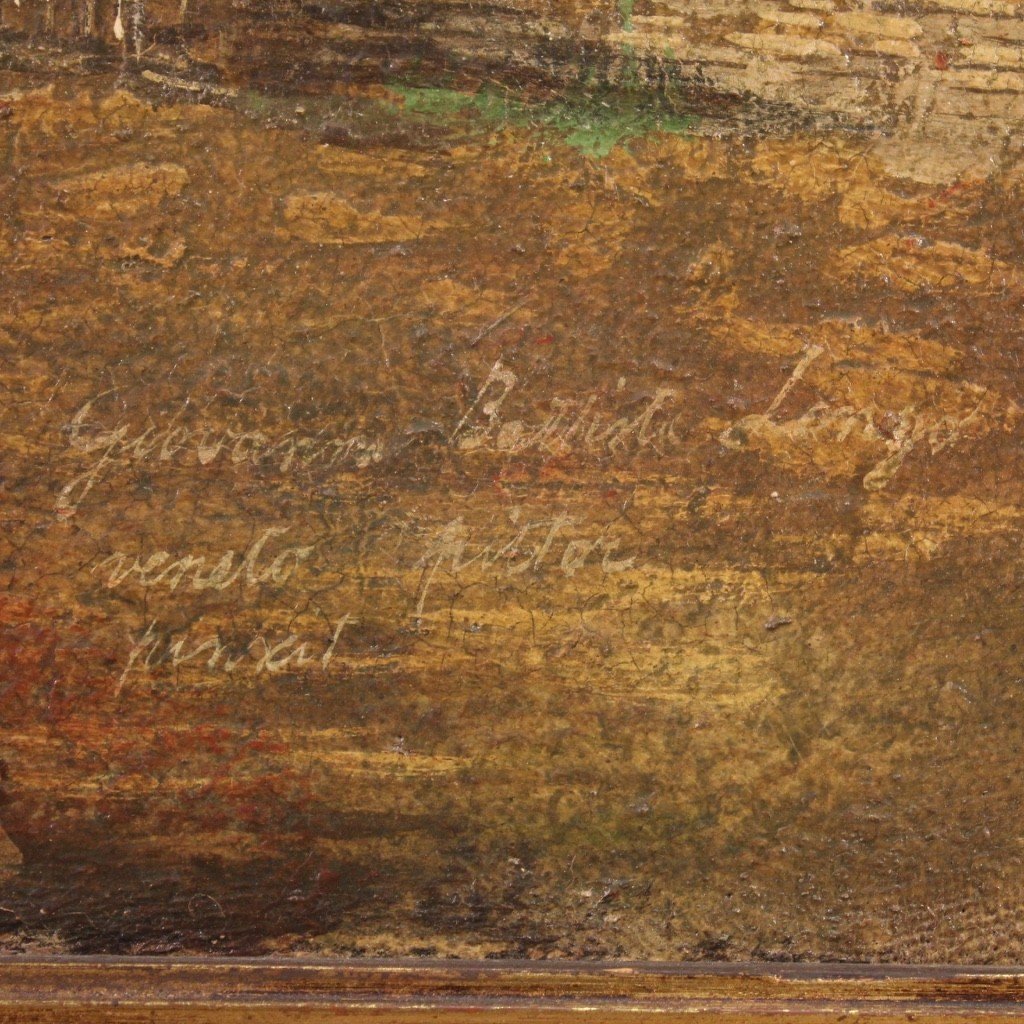 Italian Seascape Painting From 20th Century-photo-6
