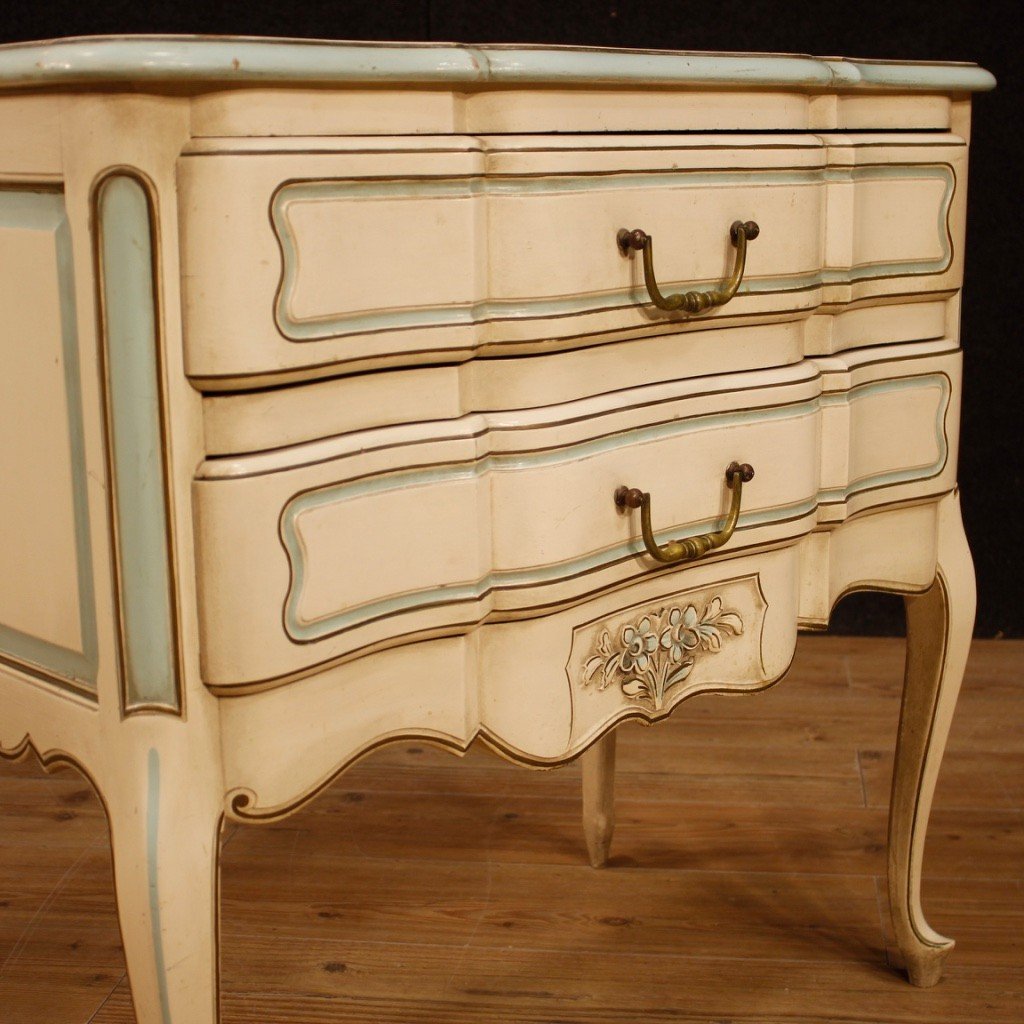 French Lacquered And Painted Dresser From 20th Century-photo-3