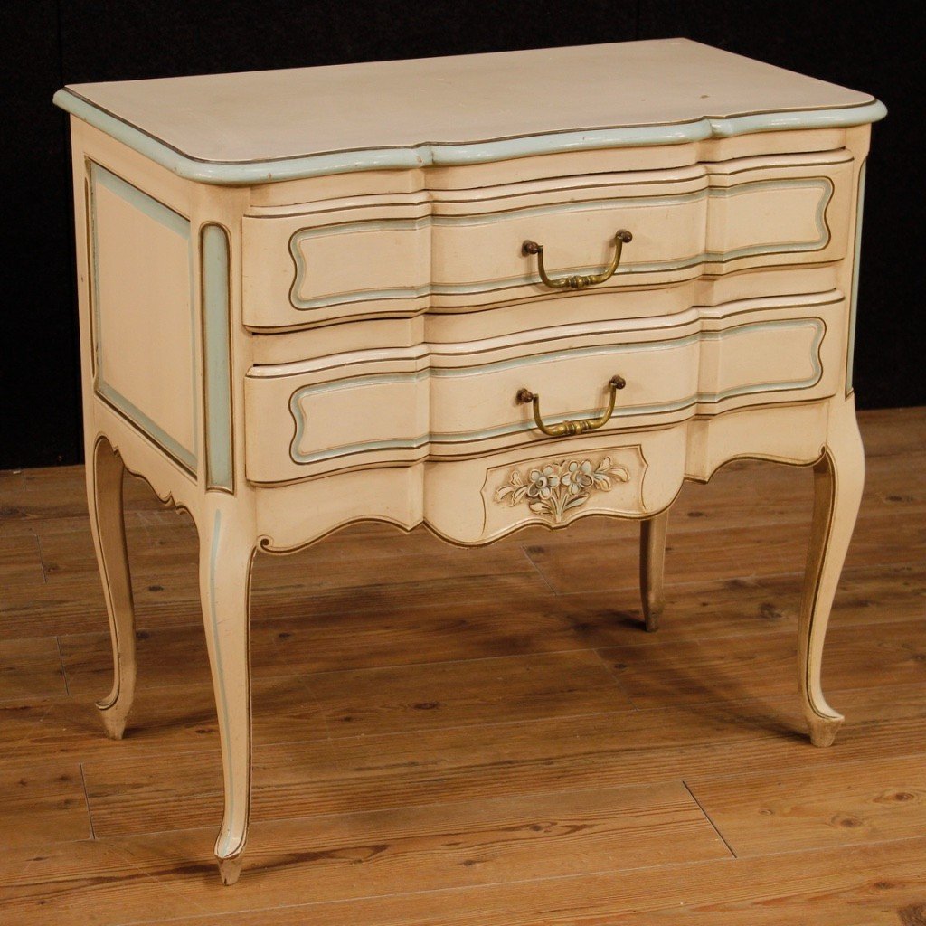 French Lacquered And Painted Dresser From 20th Century-photo-4