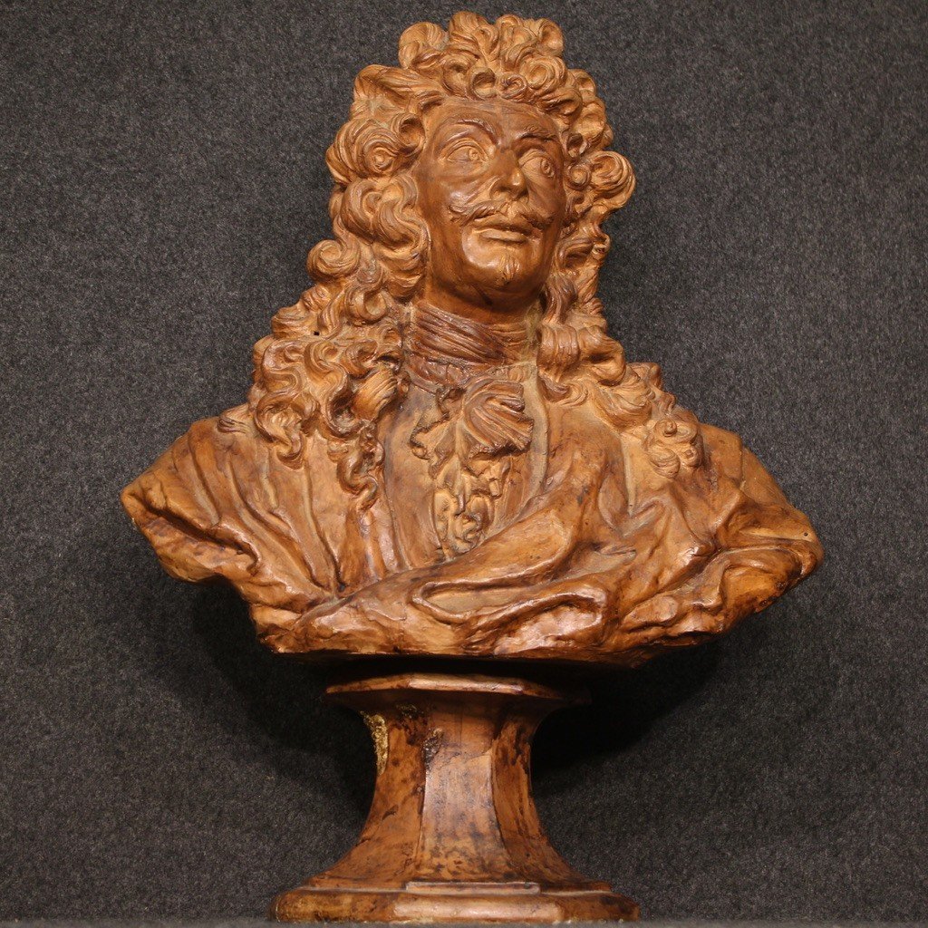 Grande Sculpture En Terre Cuite Du Milieu Du 20ème Siècle